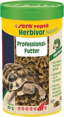 (41,20 EUR/l) Sera reptil Professional Herbivor Nature 250ml