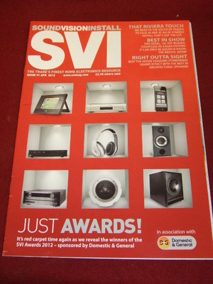 SVI - SOUND VISION INSTALL - AWARDS - APRIL 2012 #91 