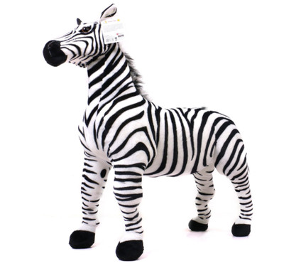 life size zebra stuffed animal