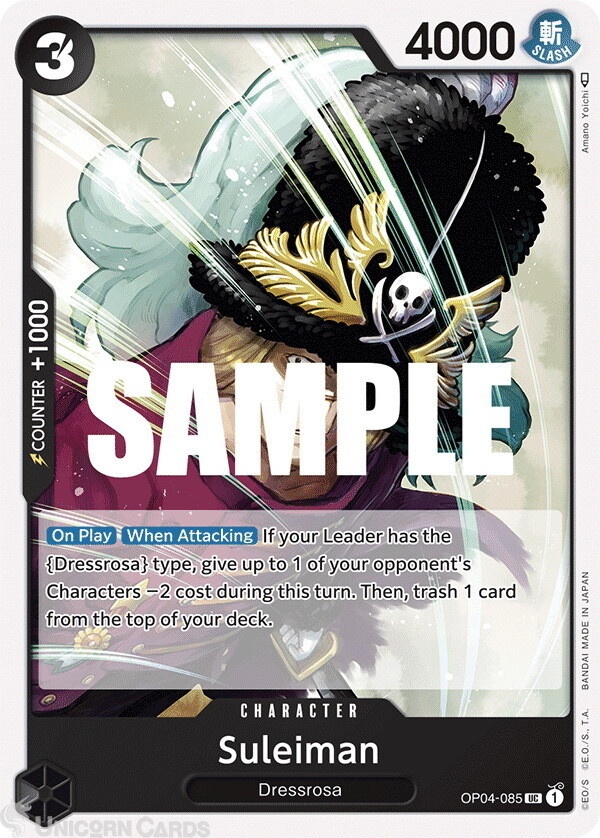 OP04-085 Suleiman :: Uncommon One Piece TCG Card