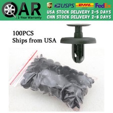 100X For TOYOTA LEXUS Fasteners Trim Panel Clips Bumper Fender Push Pin Rivets