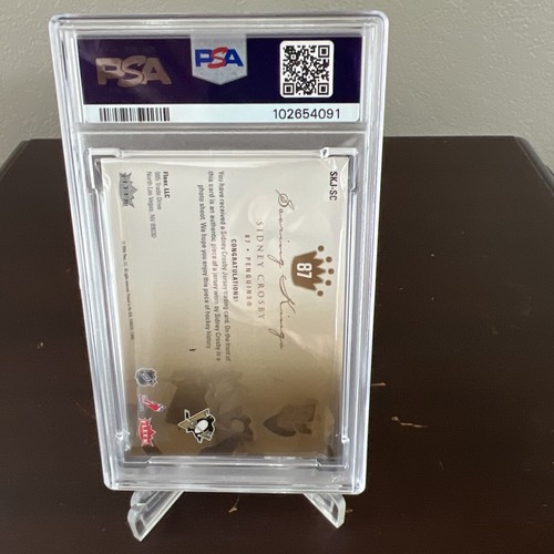 2005-06 Fleer Ultra Sidney Crosby Scoring Kings Jersey #SKJSC PSA 9 Rookie RC - Bild 5 von 5