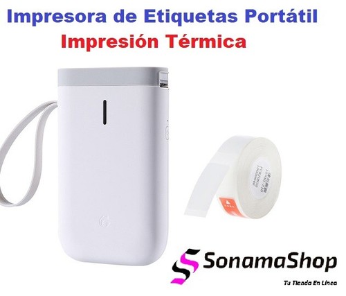 🏷️ Impresora Térmica de Etiquetas Portátil Ideal para Cocina - Negocio - QR 🏷️ - Picture 1 of 16