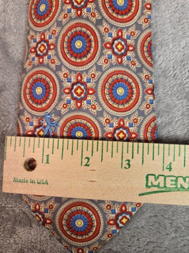 Bronzini 100% Silk Made In Italy 4" Widest Point - Picture 5 of 6