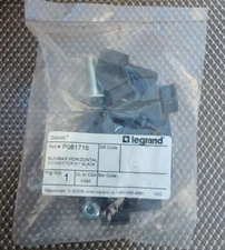 Legrand Cablofil P081716 Runway Horizontal Connector Kit Black