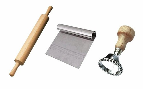 Set Pasta Nudelbrett + Maschine Oma Ente + Nudelholz+Spachtel+Schimmel Ravioli - Bild 4 von 6