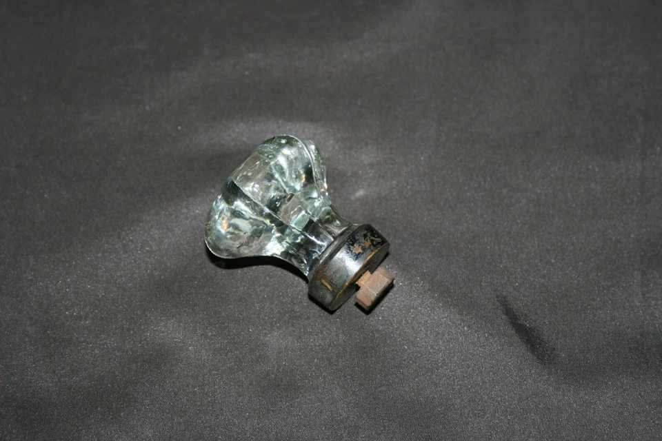 Bouton de porte ancien en Cristal - 6 faces - - Photo 3/3