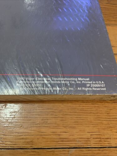 1992 Acura Vigor Electrical Troubleshooting Manual OEM NOS 61SL500EL Free Ship - Picture 3 of 3