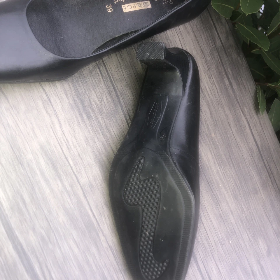 Zapatos de mujer George Ultra Comfort de cuero talla 6 Reino Unido en buen estado Foto 4 de 4