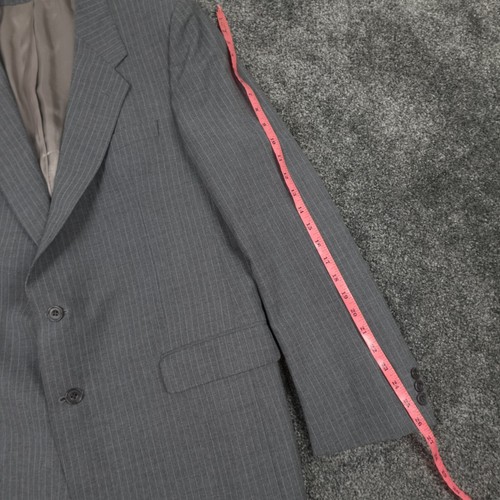 Traje Blazer Hombre Daks Talla 44 R Gris Pantalón 38x32 Lana - Imagen 10 de 22