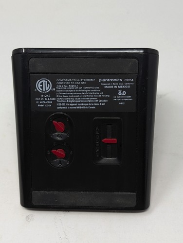 Plantronics C054 Base Station & Headset & Power Supply Tested Works Great - Zdjęcie 10 z 11