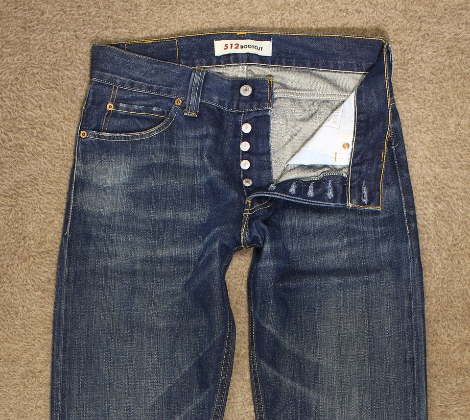 Jean homme LEVI'S 512 bootcut W32 L32 comme neuf - Photo 2/4