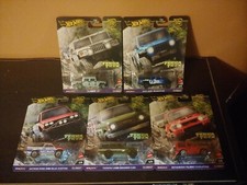 Hot Wheels Real Riders Premium Terra Trek Complete Set 1-5