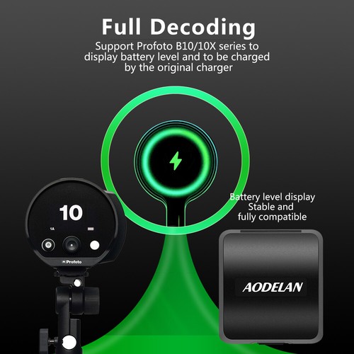 Replace Profoto B10 / B10X Series Li-Ion Battery Full Decoding Large Capacity - Picture 4 of 10