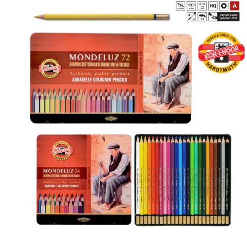 Juego de lápices de colores MONDELUZ acuarela artista lápiz KOH-I-NOOR 3727 acuarela - Imagen 1 de 6