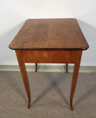 Antiker Beistelltisch, Tisch, Nähtisch, Biedermeier, Birke, wohnfertig - Bild 19 von 22