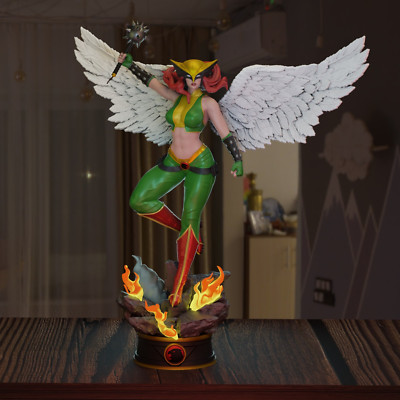 Hawkgirl, Shiera Sanders Hall, DC Comics, sexy Pin-Up, 3D Druck, Figur, UNBEMALT