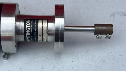 Huntington VF-166 Rotary Vacuum Feedthrough 2 3/4" Flange ConFlat Linear Motion - Picture 7 of 7