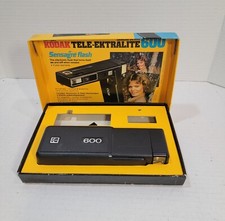 VTG Kodak Tele-Ektralite 600 Camera Outfit 1980 In Box Flash works