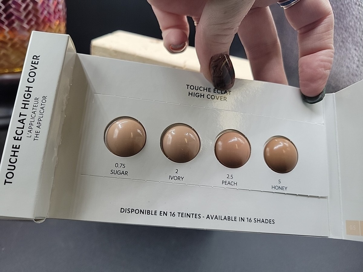 Eclat Radiant Touch Ysl Touche Eclat High Cover Swatches YSL