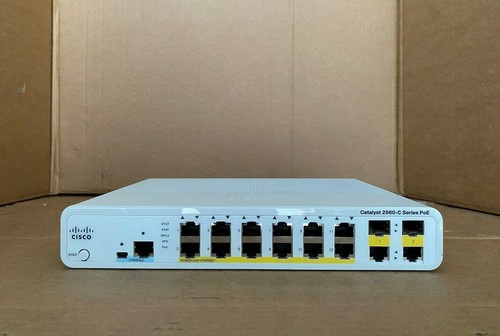 Cisco Catalyst WS-C2960C-12PC-L 12-Port PoE Switch Cisco 2960C-12PC-L (Inc VAT) - Picture 7 of 7