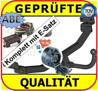AHK + E-Satz ES7 FüR Hyundai I30 SchräGheck 06- AnhäNgezugvorrichtung Komplett