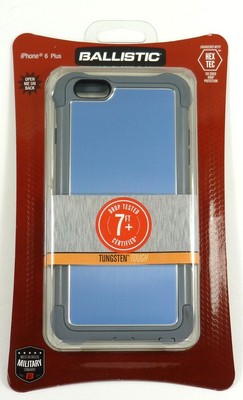 Ballistic Tungsten Tough Case For Apple Iphone 6 Plus Ice Blue / Battleship Gray (759059015861)