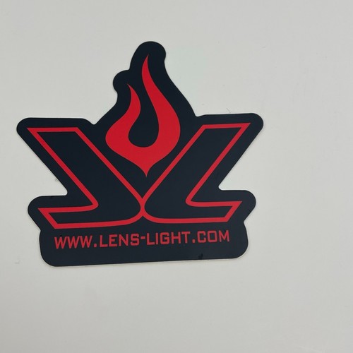 Linse Licht Aufkleber Decal Shot Show 2023 schwarz & rot