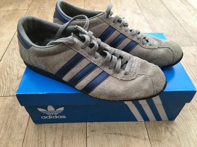 Adidas Rekord Trainers vintage grey blue Size UK 8 | eBay
