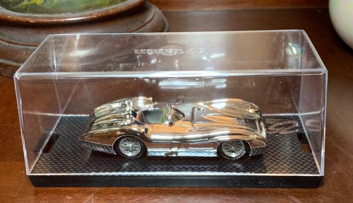 BRUMM 25TH ANNIVERSARY CHROME MERCEDES W196C W/BOX! MADE IN ITALY! - Picture 4 of 7