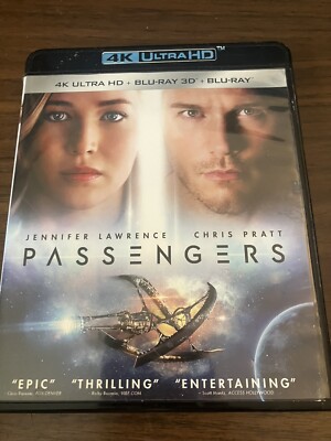 Passengers (4K UHD/Blu-ray 3D/Blu-ray) NO DIGITAL No Slipcover