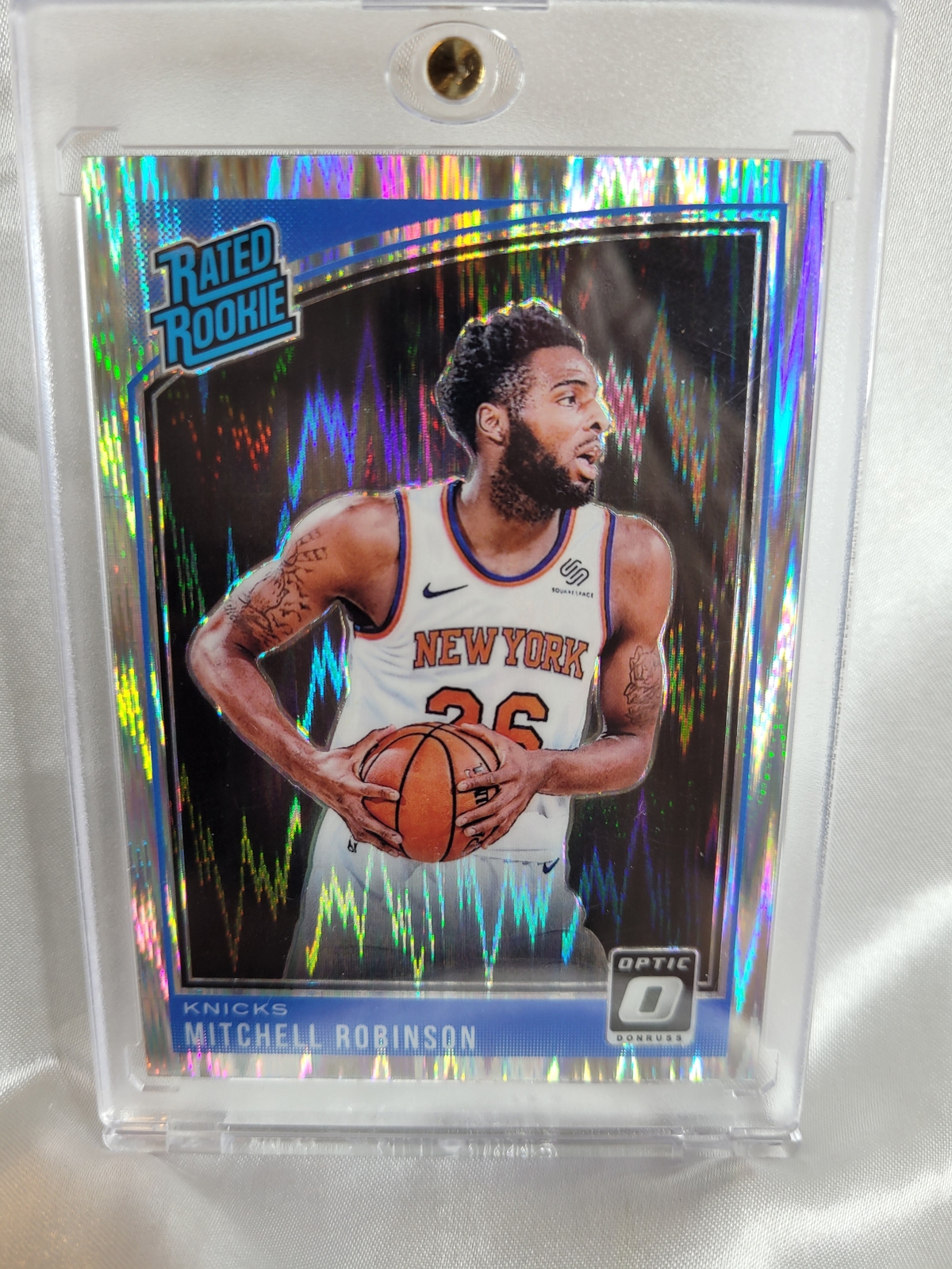2018 Panini Donruss Optic Mitchell Robinson Shock Prizm 163
