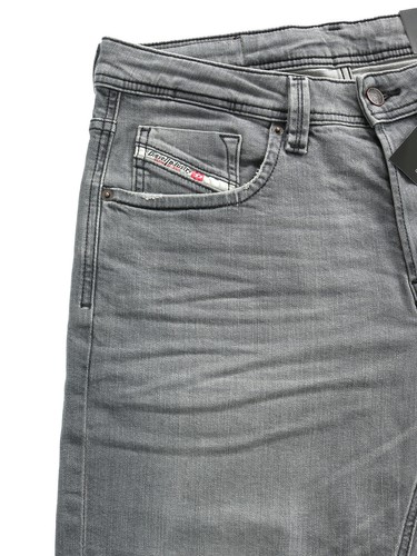 Diesel Larkee-X - Mens Regular Straight Fit Jeans - Black, Blue, Grey - Afbeelding 4 van 19