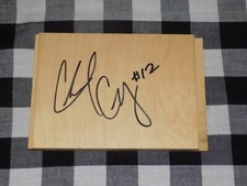 Chelsea Grey Signed Floor Board Las Vegas Aces Back to Back Champions