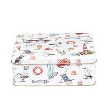 Madeleine Floyd- Seaside -  Deep Rectangular Tin -  195 x 154 x 75mm