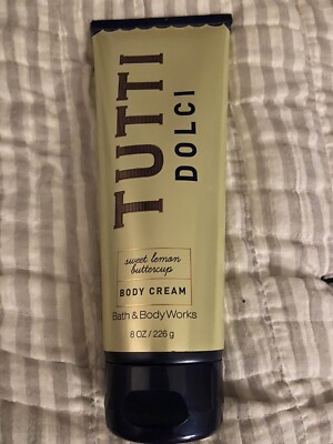 NEW Tutti Dolci SWEET LEMON BUTTERCUP Body Cream BATH