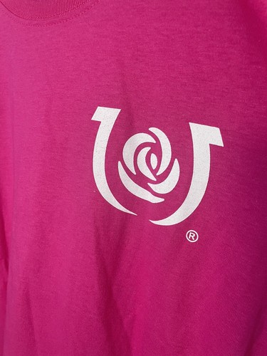 Official Kentucky Derby T-Shirt Pink Women’s Let's Derby Short Sleeve Size Small - Picture 6 of 6