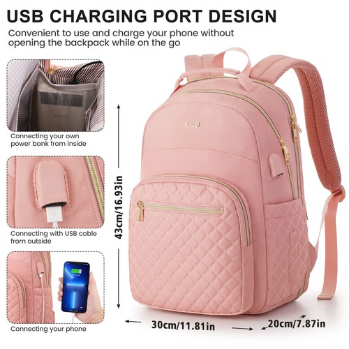 Girls School BackpackCute Backpack for Women with Laptop CompartmentTeen Book... - Picture 5 of 7