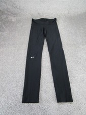 Under Armour Leggings Womens Small Heatgear Black Compression Training