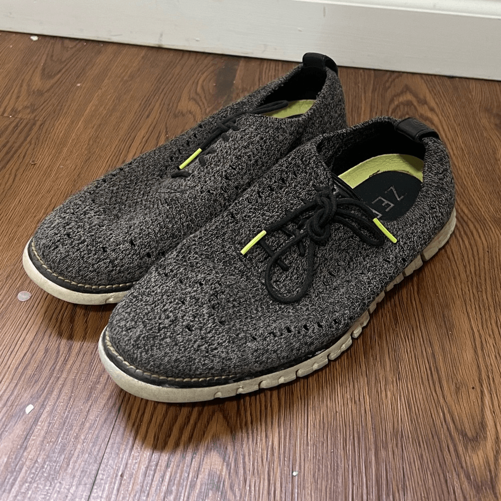 Black Cole Han Grand Zero Wool Shoes Men main image 4
