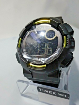 Timex Unisex Mako DGTL Silicone Watch Black TW5M236009J 753048830992 | eBay