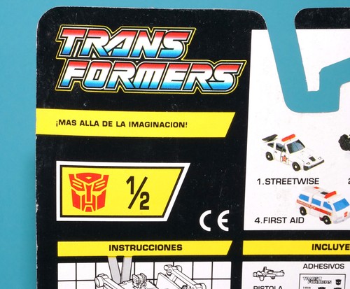 TRANSFORMERS G1 CLASSICS PROTECTOBOTS BLADES MOC MOSC EURO SPANISH CARD 1990 ... - Imagen 12 de 12