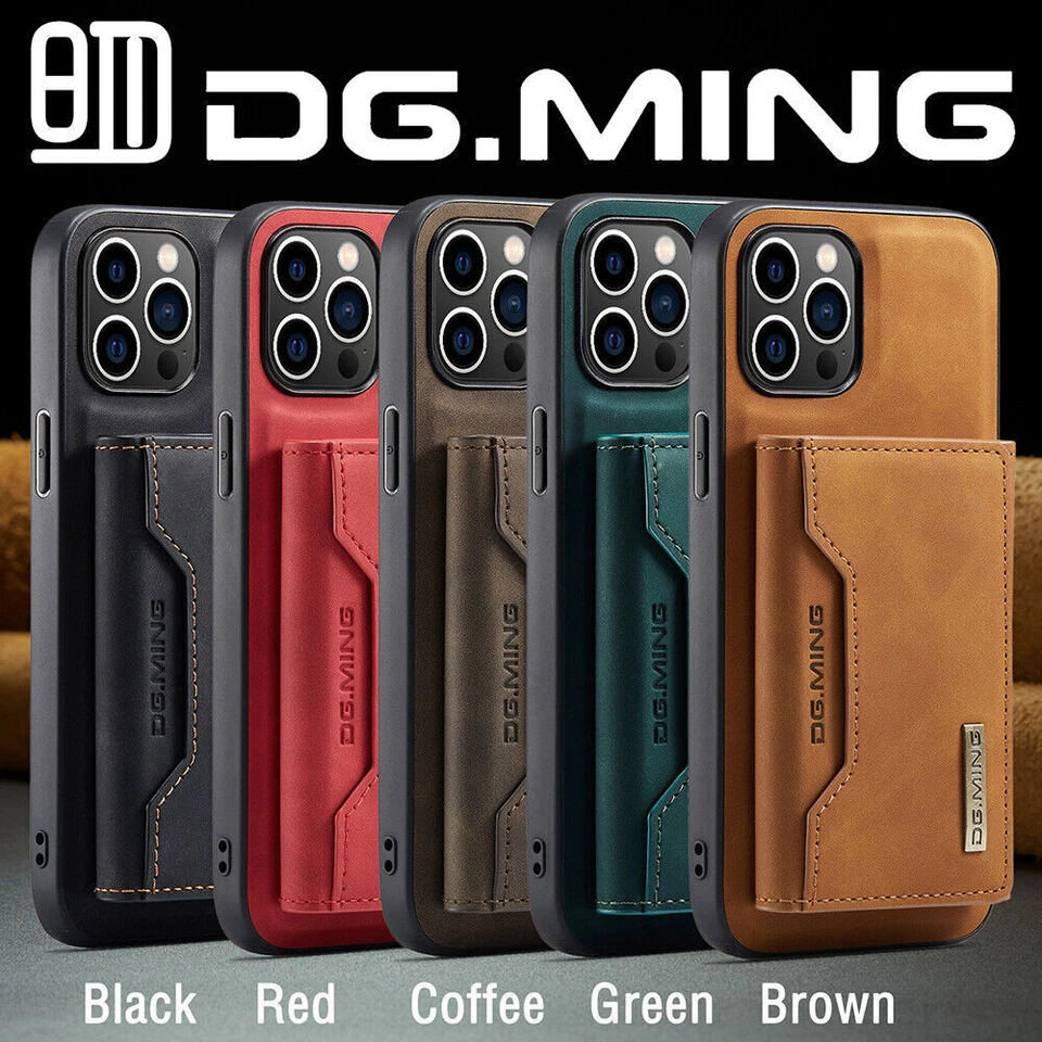 Capa carteira couro magnética slot para cartão para iPhone 15 14 13 12 11 Pro Max 7 - Imagem 2 de 4