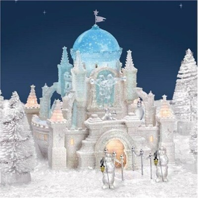 Dept 56 CRYSTAL ICE PALACE Special Edition Christmas, EX/MINT in Box - TESTED
