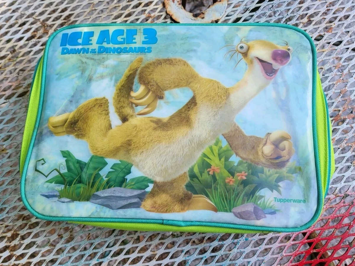 Tupperware Ice Age 3 Zip Up Lunchbox With Sandwich Container, 2