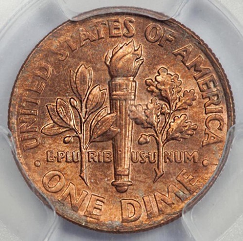 2002 PCGS MS64 Missing Clad Layer Dime Mint Error Super Rare Date - Picture 1 of 4