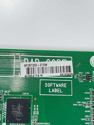 MAIN BOARD EAX68167602(1.0) EBT66120408 LG 43LM6300PLA TV, HC430DUN-SLXL1-A14X - Picture 14 of 15
