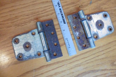Stanley Lifespan Lot Of 2 Hinges Gate Door Barn Style Hinge Rusty