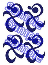 ONE PIECE One Piece Nami Tattoo Sticker for Cosplay Blue