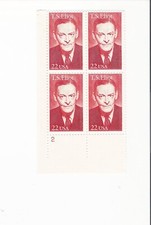 Scott 2239  US  T S Eliot   Plate Block   Free Ship M/NH O/G